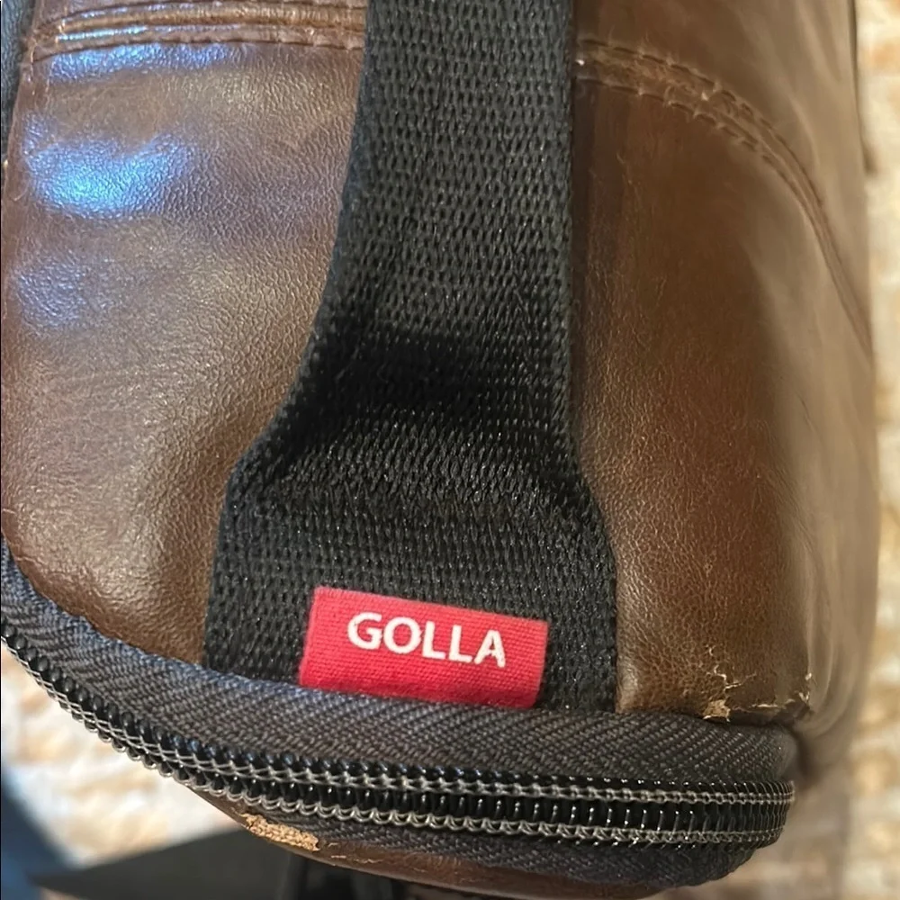 Golla Brown Leather Camera Bag